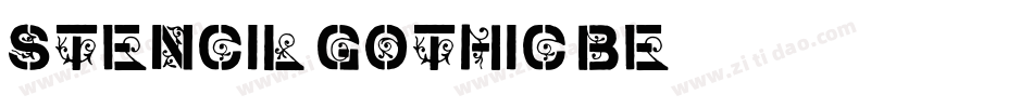 Stencil Gothic BE字体转换